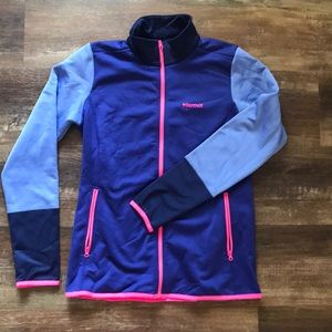 Marmot full zip fleece jacket women’s M